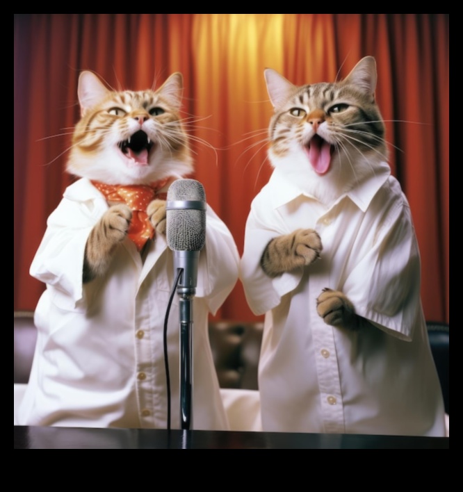 Kitty Karaoke: Kedilerin Vokal Yeteneklerini ve İfadelerini Keşfetmek